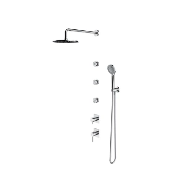 Unterputz-Duschsystem mit Seitendüsen