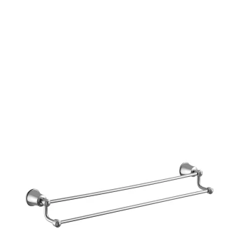 double towel rail, 65 cm