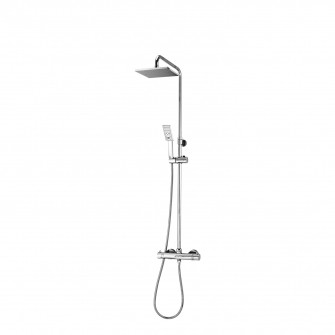 Thermostatic shower system for exposed installation