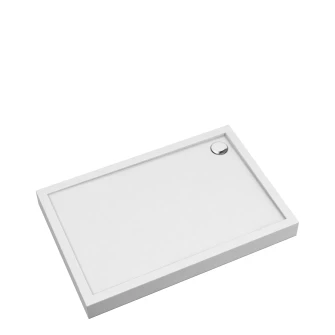 acrylic shower tray, 90 x 100 cm