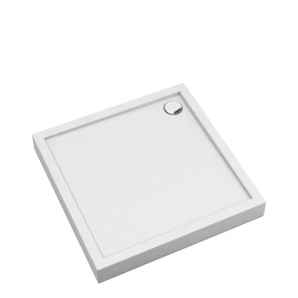 acrylic shower tray, 90 x 90 cm