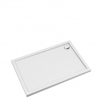 acrylic rectangular shower tray, 70 x 120 cm