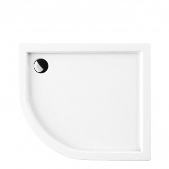 acrylic quadrant shower tray, 80 x 90 cm