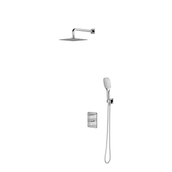 thermostatic shower system for concealed installation