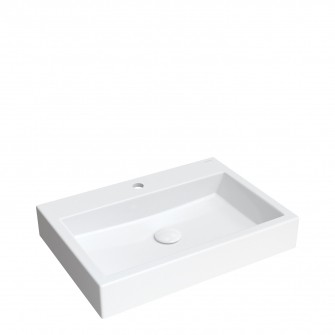 countertop/wall-mounted basin, 60 x 42 cm