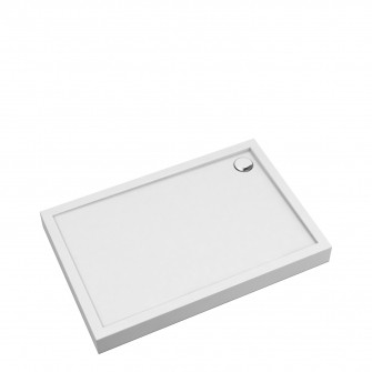 acrylic rectangular shower tray, 90 x 120 cm