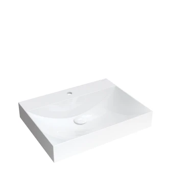 countertop/wall-mounted basin, 60 x 46 cm