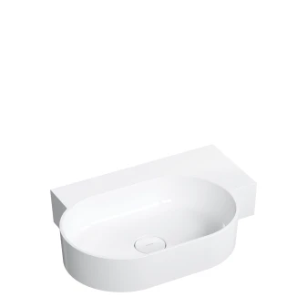 countertop/wall-mounted basin - right, 64 x 44 cm