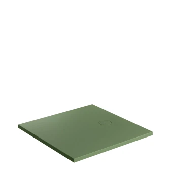 receveur de douche antidérapant en composite, 80 x 80 cm