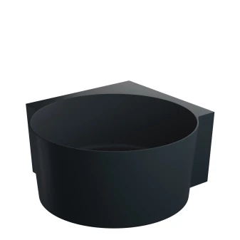 round corner bath, 120 x 120 cm