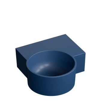 countertop/wall-mounted basin - right, 33 x 34 cm