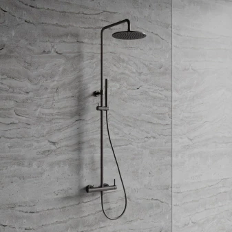 shower system for exposed installation