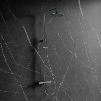 système thermostatique de douche mural