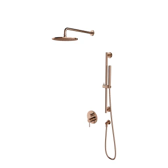 system prysznicowy podtynkowy, 2-wyjściowy