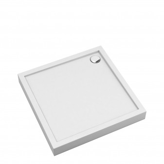 acrylic square shower tray, 80 x 80 cm