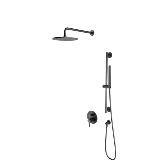 système de douche à encastrer à 2 sorties