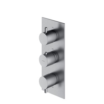 thermostatic 3-way shower/bath mixer for concealed installation, excluding built-in part