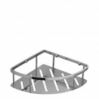corner shower basket, 21 x 21 x 7 cm
