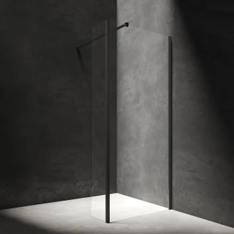 kabina prysznicowa typu walk-in ze ścianką boczną, 100 x 30 cm