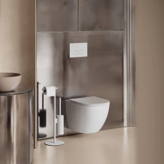 Wand-WC SILENT POWER™ mit WC-Sitz mit Absenkautomatik, 49 x 37 cm