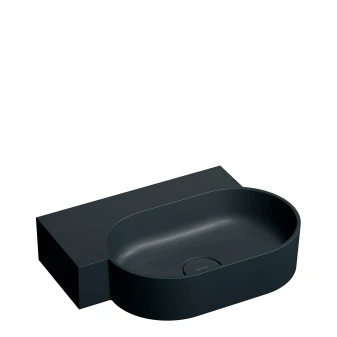 vasque à poser/suspendu - gauche, 55 x 36 cm