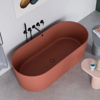 baignoire îlot, 160 x 75 cm