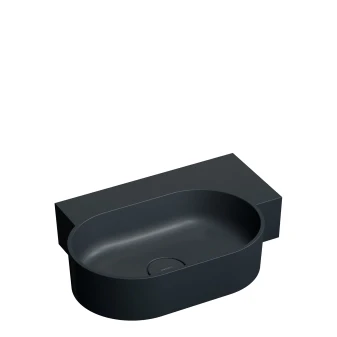 countertop/wall-mounted basin - right, 55 x 36 cm