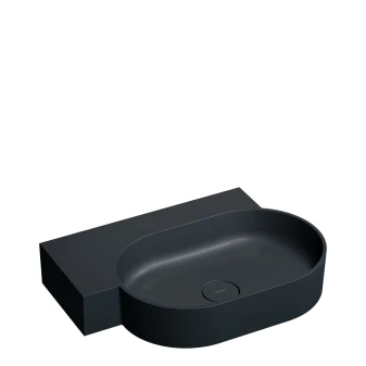 countertop/wall-mounted basin - left, 64 x 44 cm