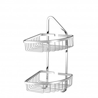 corner shower basket, 19 x 19 x 43 cm