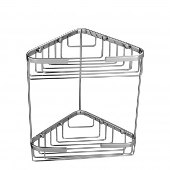 corner shower basket, 18 x 18 x 27 cm