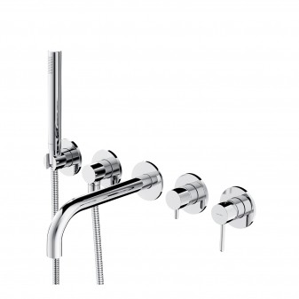 bateria wannowa 5-otworowa podtynkowa