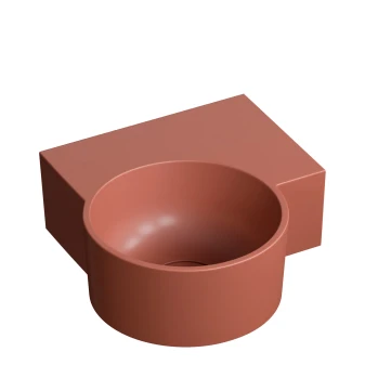 countertop/wall-mounted basin - right, 33 x 34 cm