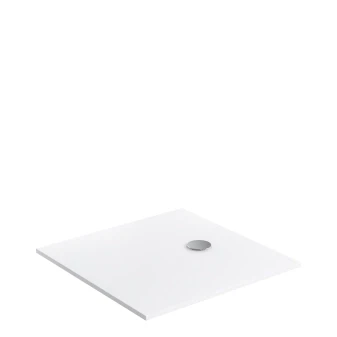 receveur de douche antidérapant en conglomérat, 80 x 80 cm