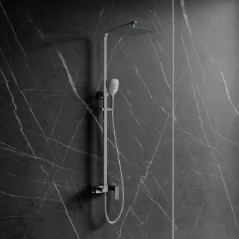 shower system for exposed installation
