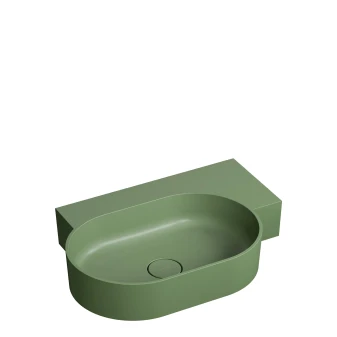 countertop/wall-mounted basin - right, 64 x 44 cm