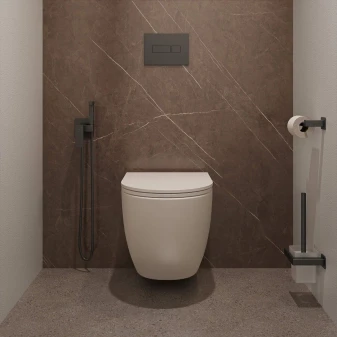 wall-mounted toilet brush