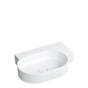 countertop/wall-mounted basin - right, 64 x 44 cm