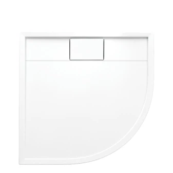 receveur de douche semi-circulaire acrylique, 90 x 90 cm