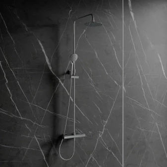 système thermostatique de douche mural
