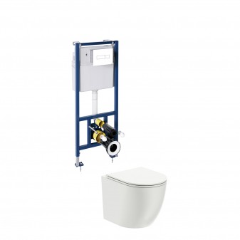 4 in 1 WC set for concealed installation