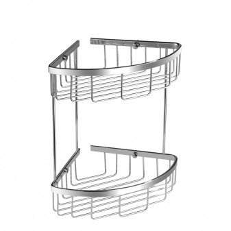 corner shower basket, 21 x 21 x 29 cm