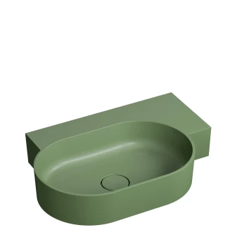 umywalka nablatowa/wisząca - prawa, 64 x 44 cm