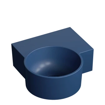 countertop/wall-mounted basin - right, 33 x 34 cm