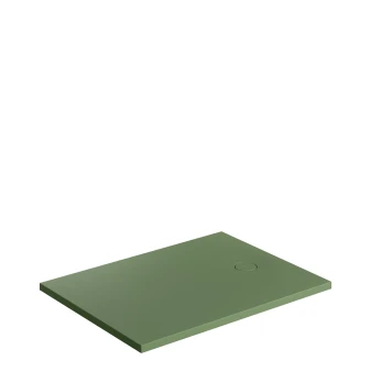 anti-slip composite shower tray, 90 x 100 cm