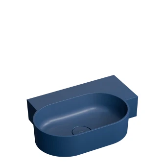 countertop/wall-mounted basin - right, 55 x 36 cm