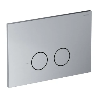 STRONGFRAME bâti-support avec chasse d'eau ECO pour cuvette de WC murale + STEEL-R45 plaque de commande en acier inoxydable