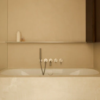 Unterputz-5-Loch-Badewannenarmatur