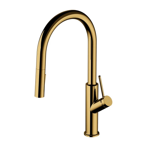 kitchen tap with pull-out spout