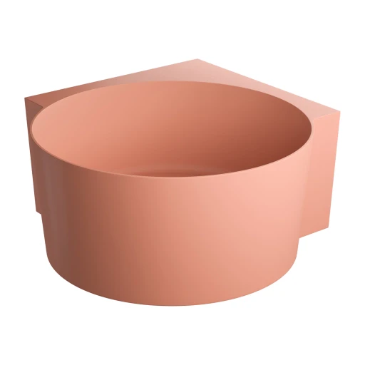 round corner bath, 120 x 120 cm