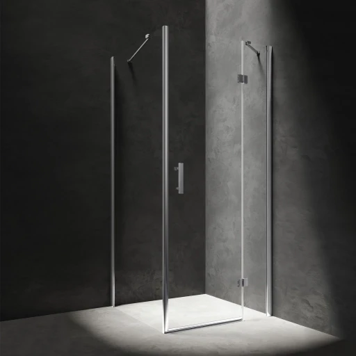 rectangular shower enclosure with hinged door, 90 x 120 cm